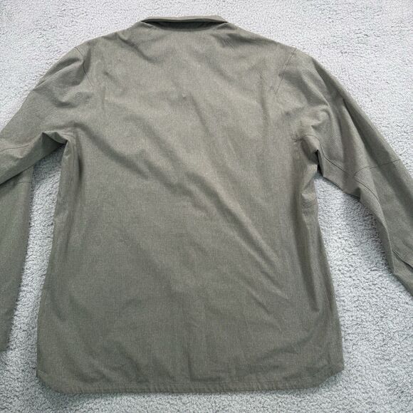 Lululemon‎ Shirt Mens XL Green Snap Button Performance Stretch Long Sleeve - Picture 7 of 9